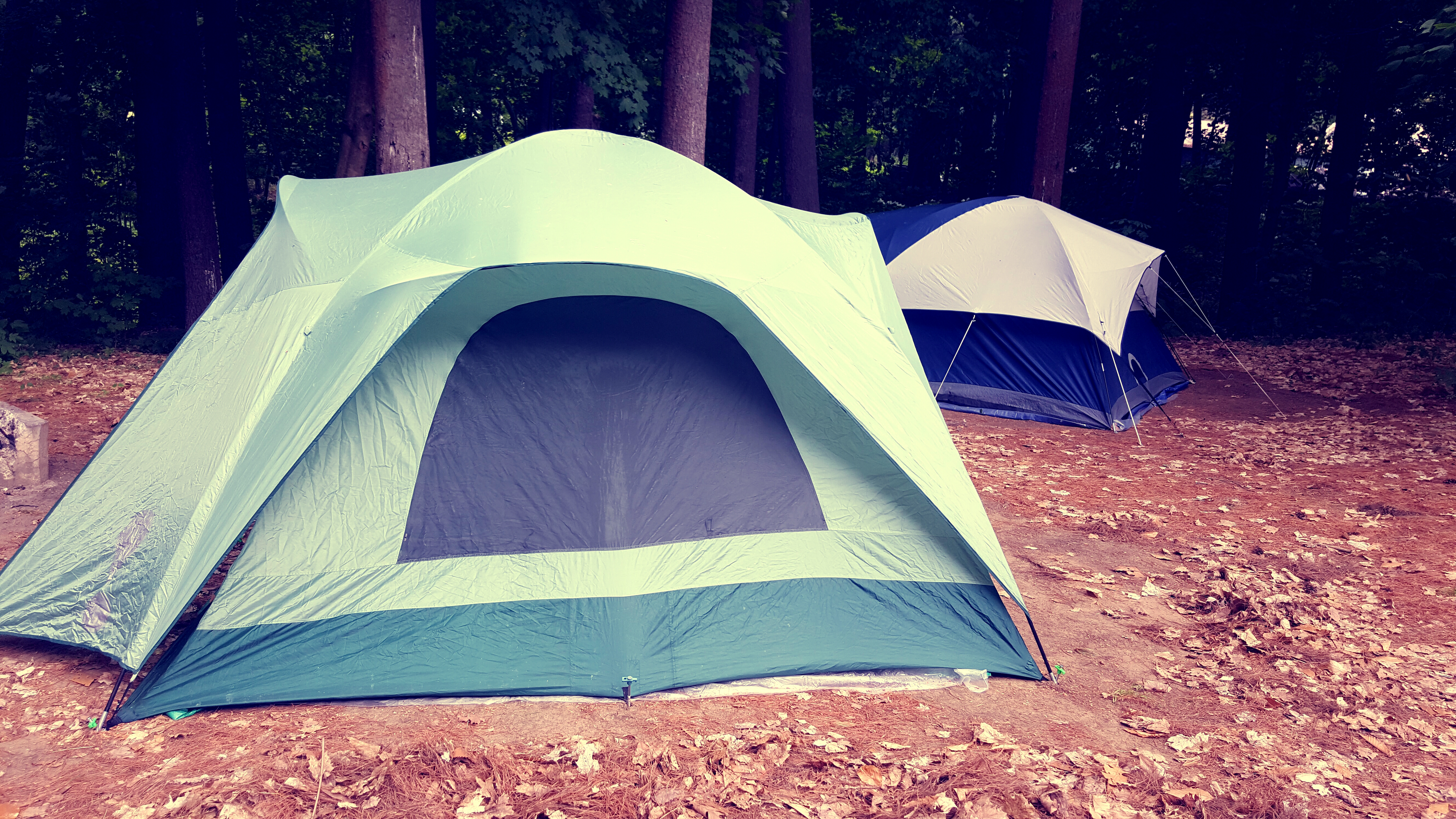 tent from exterior